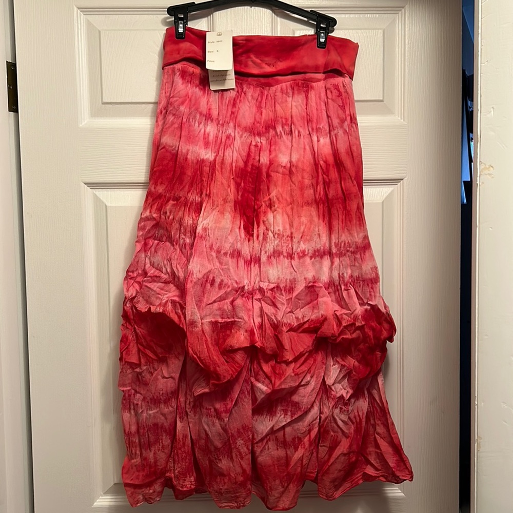 Womens small tie dye skirt